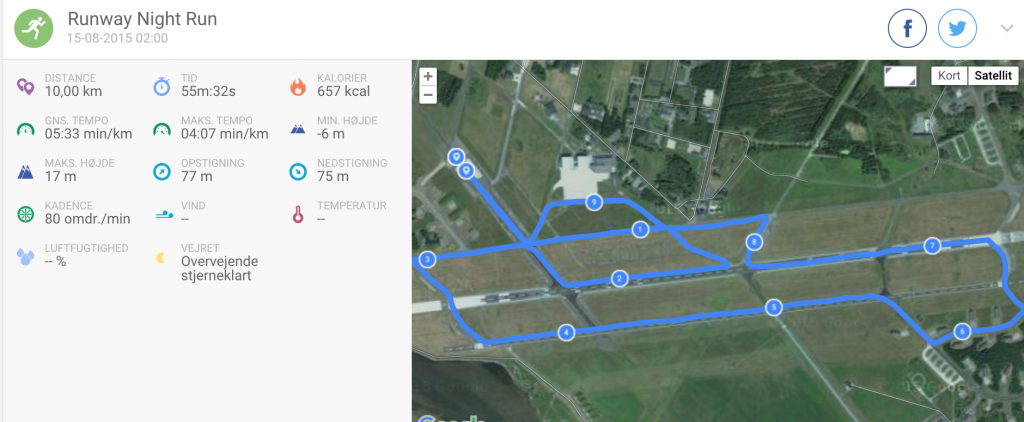 Runway Night Run
